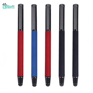 Stylo à bille tactile en métal rouge |   Stylo cadeau couleur bronze |   Logo personnalisé |   Stylo de signature professionnel - Product Image 6