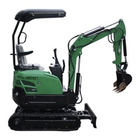 Importation de mini-excavatrices d'occasion électriques de 1,3 tonne, de type débroussailleuse de souches, fabriquées en Chine