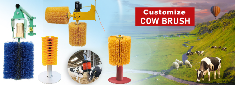 PP Material Filament Cow Body Brush 550mm Or Customized