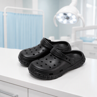 Chaussures de bloc opératoire style Crocs pour hommes et femmes, nouvelle collection 2025, semelle épaisse antidérapante, pantoufles d'infirmière conduites comme des pantoufles.
