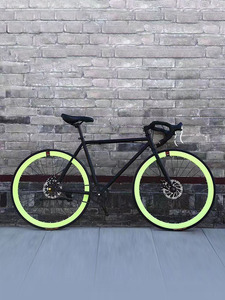 Vélo de route à une vitesse de 24 pouces en acier haute teneur en carbone de haute qualité avec double frein à disque pour adultes LH-0089 Vélo de route LH-0089 - Product Image 3