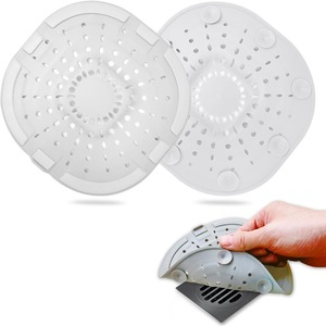 Filtre de vidange rond en TPR pour évier de cuisine, couvercle de protection anti-cheveux pour salle de bain et cuisine - Product Image 2