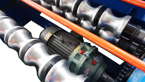 Afrika glasierte Ziegel Aluminium Dach platte Herstellung Rollform maschine - Product Image 2