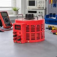 Transformateur de puissance toroïdal à bobine en cuivre TDGC-5KVA monophasé, entrée 110V/220V, sortie 0-300V, prix usine, à vendre