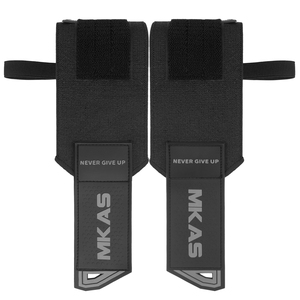 Penyangga Pergelangan Tangan Elastis Besar MKAS Gym Fitness untuk Angkat Berat, Powerlifting, Tugas Berat, dan Penguatan - Product Image 1