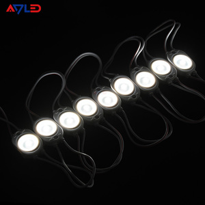 IP67 mini <span class=keywords><strong>LED</strong></span> mô-đun ánh sáng Tiêm 1W 12V duy nhất dẫn với Ống kính độ 180 3LED <span class=keywords><strong>RGB</strong></span> & ấm trắng phát ra 1W điện - Product Image 1