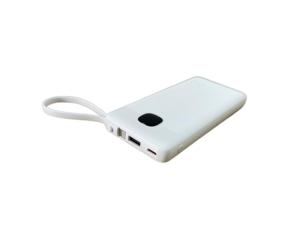 Batterie externe portable Li-Polymère 10000mAh 22.5W avec charge rapide PD, affichage LED, haute capacité, 3 câbles intégrés, pour utilisation en extérieur - Product Image 6