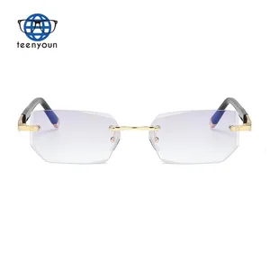 نظارات قراءة 2024 من Teenyoun نظارات معدن لمنع الضوء الأزرق نظارات قارئ مضادة للضوء الأزرق للنساء والرجال نظارات بربيبة للجنسين