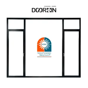 Hot Sale Powder Coating Glass Windows Narrow Double Glazed Tempered Glass Energy Efficient Aluminum Casement Windows