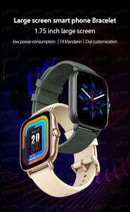 Montre connectée Y13, grand écran TFT de 1,69 pouce, Fitpro, appels Bluetooth, fréquence cardiaque, podomètre, calories, moniteur de sommeil pour hommes et femmes, Reloj Smartwatch 2024 - Product Image 5