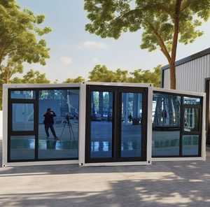 40ft 20FT แบบเต็มฝาภาชนะขยายได้สไตล์หรูสำเร็จรูปคุณภาพสูงกันลม Hangfa สำหรับใช้ในออฟฟิศโรงแรม - Product Image 1