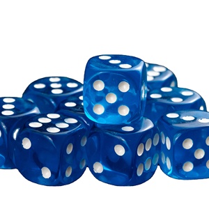 Dadi Quadrati in Acrilico Trasparente Arrotondati FACCUB D6 16mm di Alta Qualità, Vendita all'Ingrosso per DND <span class=keywords><strong>Dungeons</strong></span> & Dragons - Product Image 1