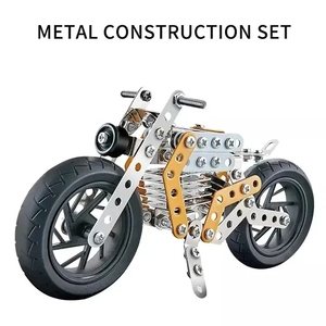 Nuevo Diseño, <span class=keywords><strong>Rompecabezas</strong></span> 3D <span class=keywords><strong>de</strong></span> 162 Piezas para Niños, Bloques <span class=keywords><strong>de</strong></span> <span class=keywords><strong>Metal</strong></span> para Armar, Serie <span class=keywords><strong>de</strong></span> Motocicletas, Juguetes <span class=keywords><strong>de</strong></span> Construcción - Product Image 4