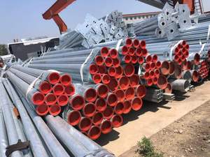 Pipa jalur baja karbon lasan (ERW) galvanis benang NPT dan dengan pelindung di kedua ujung - Product Image 3