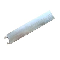 Tête de refroidissement à eau en aluminium pur pour électronique intelligente 40*200*11.8mm, plaque de refroidissement à eau à double surface plate avec canal d'eau en forme de M