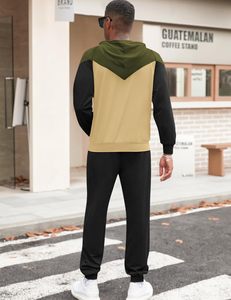 สเวตสูทผ้าฝ้าย100% น้ำหนักเบามีฮู้ดชุดเสื้อผ้ามีเชือกผูกปากถุงผ้าพิมพ์ลายพลอยเทียมเป็นมิตรกับสิ่งแวดล้อมสำหรับฤดูหนาว - Product Image 2