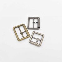 Sangle de sac double face carrée à une broche Boucle de ceinture biseautée Boucle réglable Boucles à ardillon en métal