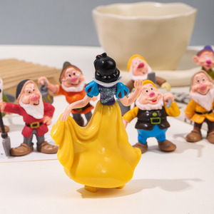 Figurine Personnalisée de <span class=keywords><strong>Dessin</strong></span> <span class=keywords><strong>Animé</strong></span>, Décoration de Gâteau, Paysage, Ensemble de Poupée Jouet Modèle en Plastique, 8 Pièces, Cadeau d'Anniversaire - Product Image 3