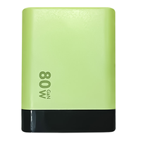 Chargeur 3 en 1, chargeur rapide 80 W max avec câble Type C, ports USB 80 W, chargeur de téléphone rétractable pour téléphones et ordinateurs portables