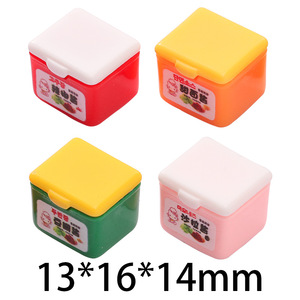 Accessoires <span class=keywords><strong>de</strong></span> bijoux en résine DIY, figurine <span class=keywords><strong>de</strong></span> jeu alimentaire 3D, porte-clés, jouet pour maison <span class=keywords><strong>de</strong></span> poupée, sauce à salade à la pâte <span class=keywords><strong>de</strong></span> haricots rouges simulée - Product Image 4