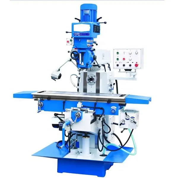 square milling head Spindle auto feed horizontal and vertical universal milling machine