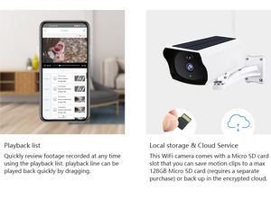 Cámara de Vigilancia Solar Inalámbrica I-Cam 1080P, Audio Bidireccional, Sensor PIR, Detección de Movimiento por Radar, Alarma, Cámara de Seguridad Solar 4G WIFI - Product Image 6