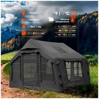 Personnalisé 8 ㎡   Tente de camping gonflable de luxe, tente de fête portable, tente de camping familiale pour l'extérieur, tente imperméable, tente pneumatique