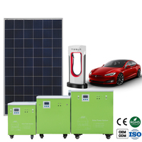 Convertisseur d'ondes sinusoïdales pures avec batterie lithium intégrée, écran LCD, 3KW WON-W1-1AP3000W, système d'énergie solaire hors réseau pour écoles