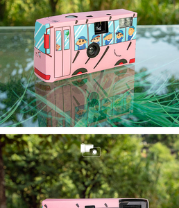 Boîte et autocollant couleur personnalisés, appareil photo jetable noir pour usage domestique, pellicule couleur ISO400 C41, appareil photo manuel - Product Image 3