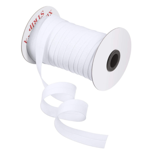 Hot bán màu trắng gấp đôi thiên vị ràng buộc băng cho may seaming ràng buộc hemming đường ống quilting - Product Image 3