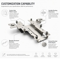 Support de charnière en tôle de précision sur mesure, assemblage de pièces métalliques pliées et estampées pour machines industrielles