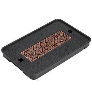 Estick stile retrò cinese semplice Kung <span class=keywords><strong>Fu</strong></span> in ceramica Set da tè ufficio asciugatura tavolo da tè drenaggio automatico acqua di stoccaggio della birra - Product Image 5