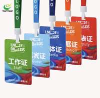 Carte VIP PVC plastique Tiptop Cmyk impression couleur carte Pass Vip D Badge pour événements