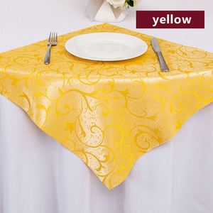Servilletas de Tela Jacquard con Estampado Floral para Banquetes de Boda, Color Marrón y Azul, Cuadradas, con Relieve, de Poliéster, a Precio Bajo y en Oferta - Product Image 6