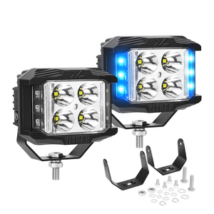 Nueva Luz de Trabajo LED de 12V y 4 Pulgadas, Doble Color, Resistente al Agua IP67, 35W, para Camiones, ATV, SUV y Barcos, Venta al Por Mayor - Product Image 1