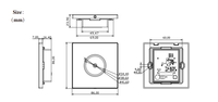 A AC8130 13.56MHz RFID M1 NFC 2d QR lecteur de codes à barres Wiegand RS232 RS485 RFID contrôle d'accès sécurité proximité entrée serrure de porte