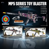 Pistola de Juguete Eléctrica MP5K para Munición de Gel de 7 mm, Lanzador Automático para Niños Mayores de 8 Años, Juego de Combate Seguro