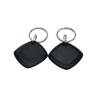 AB006 Porte-clés NFC intelligent en ABS, puce de porte, mini-étiquette 13,56 MHz pour clés d'hôtels et de motels