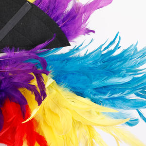 Chales de Plumas de Pollo Brillantes de Neón, Plumas Cómodas para <span class=keywords><strong>Mujer</strong></span>, Disfraces y Accesorios para Fiestas de Carnaval, Actuaciones en Escenario - Product Image 6