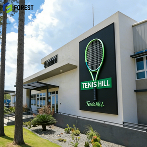 โครงสร้างเหล็กเคลื่อนย้ายได้ ทนทานต่อสภาพอากาศ สำหรับสนามเทนนิส ห้างสรรพสินค้า ก่อสร้างแบบโมดูลาร์ ช่วงกว้าง โปร่งแสง คุ้มค่า - Product Image 1