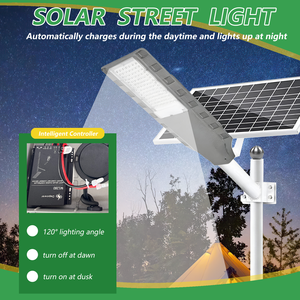 Farola Solar Dividida de 100W LED con Batería LiFePO4, Triple Sensor, Impermeable IP66 para Carreteras Principales - Product Image 3
