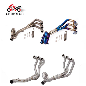 MT09 para Yamaha MT-<span class=keywords><strong>09</strong></span> <span class=keywords><strong>FZ</strong></span>-<span class=keywords><strong>09</strong></span> FJ09 TRACER 900 51mm 2015-2020 Sistema de Escape para Motocicleta, Tubo de Enlace Delantero Deslizante, Codo - Product Image 1