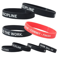 Großhandel Logo-Schmuck Geprägte Gummi-Silikon-Armbänder Günstige Armbänder Maßgefertigte Sport-Silikon-Armbänder