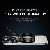 Ensemble de filtres de photographie mobile HD professionnels de 52 mm |   Support magnétique MagSafe |   Filtres polarisants et filtres étoilés CPL pour smartphones