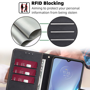 เคสหนังป้องกันสำหรับ MOTO G Power Stylus 2022,เคสฝาพับแบบตั้งได้มีขาตั้ง20 Lite Pro 30 - Product Image 4