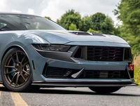 Kit carrosserie en fibre de carbone Mustang S650, lèvre de pare-chocs avant, diffuseur, spoiler pour Ford Mustang S650 2.3T/5.0 2024