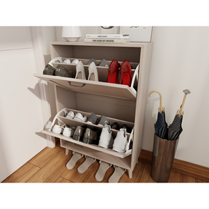 Étagère à chaussures à 2 niveaux, stable, spacieuse, organiseur de rangement, accès facile, capacité de 12 paires, entrée - Product Image 6