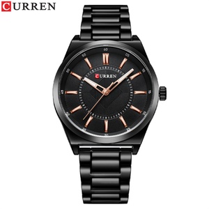 New Custom Logo 8407 <b>Men's</b> Sport Fashion Quartz <b>Watch</b> Alloy Case Glass Dial Pointer Display Simple Business Casual Stainless - Product Image 2