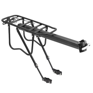 Estante trasero de <span class=keywords><strong>bicicleta</strong></span> ajustable de liberación rápida, tablero portabicicletas plegable Universal, estante de carga MTB - Product Image 5