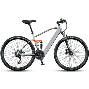 库存2022热卖低价越野锂电池动力远程全悬挂城市电动自行车自行车Ebike